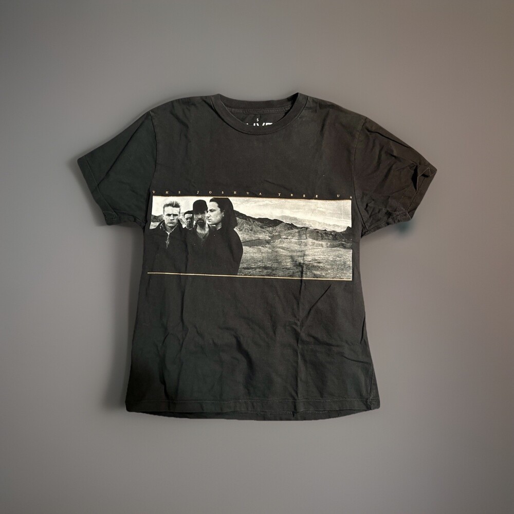 2017 U2 The Joshua Tree Tour North America Tour Concert Merch TShirt Black Small